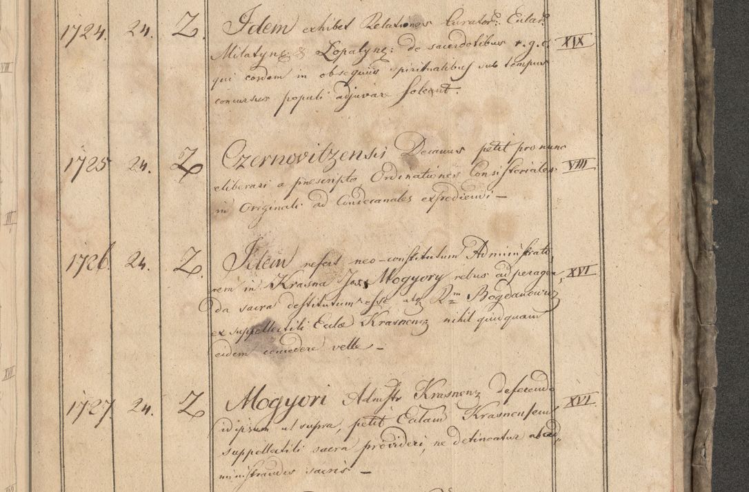 Zdjęcie nr 164 dla obiektu archiwalnego: Protocollon exhibitorum consistorii metropolitani Leopoliensis ex anno 1819