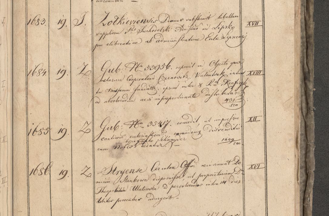 Zdjęcie nr 166 dla obiektu archiwalnego: Protocollon exhibitorum consistorii metropolitani Leopoliensis ex anno 1819