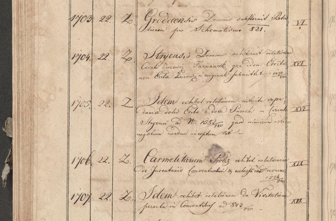 Zdjęcie nr 168 dla obiektu archiwalnego: Protocollon exhibitorum consistorii metropolitani Leopoliensis ex anno 1819
