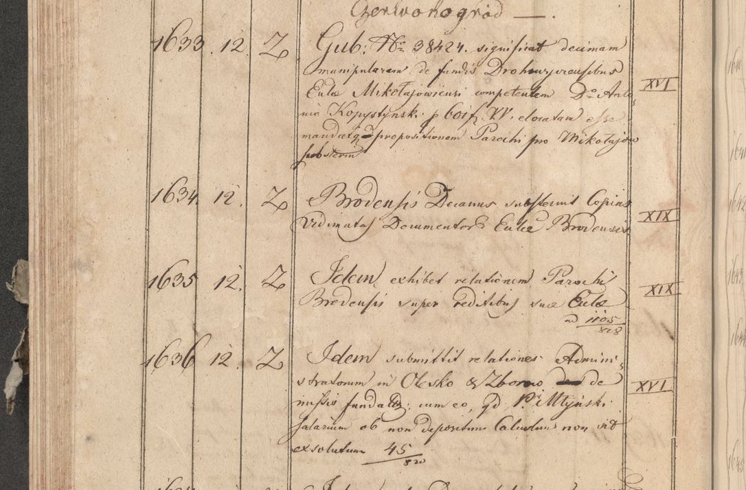 Zdjęcie nr 179 dla obiektu archiwalnego: Protocollon exhibitorum consistorii metropolitani Leopoliensis ex anno 1819