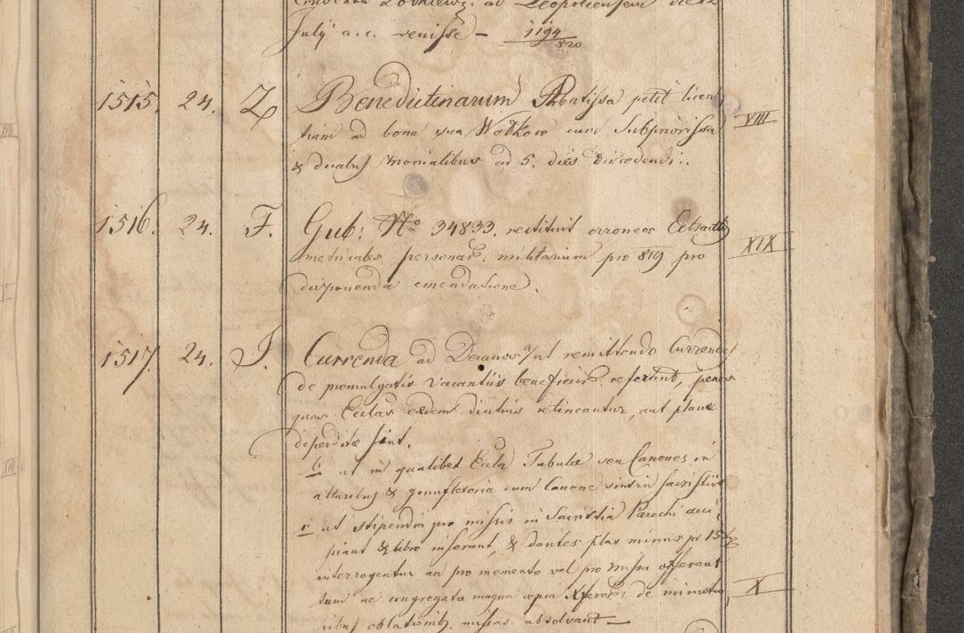 Zdjęcie nr 194 dla obiektu archiwalnego: Protocollon exhibitorum consistorii metropolitani Leopoliensis ex anno 1819