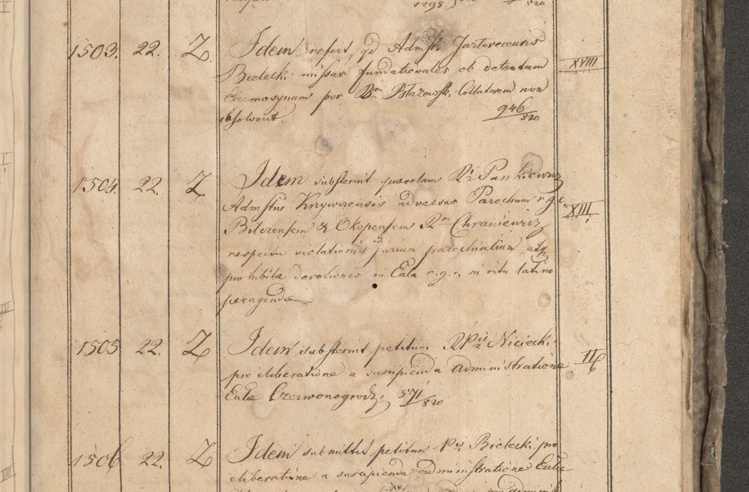 Zdjęcie nr 200 dla obiektu archiwalnego: Protocollon exhibitorum consistorii metropolitani Leopoliensis ex anno 1819