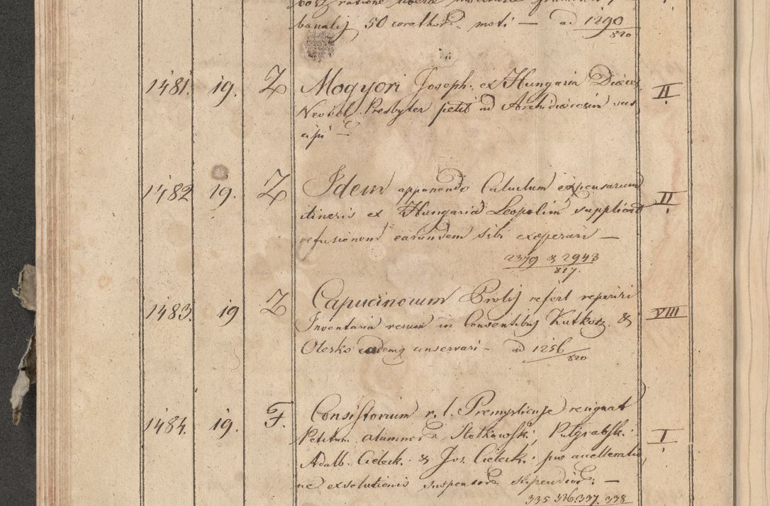 Zdjęcie nr 201 dla obiektu archiwalnego: Protocollon exhibitorum consistorii metropolitani Leopoliensis ex anno 1819