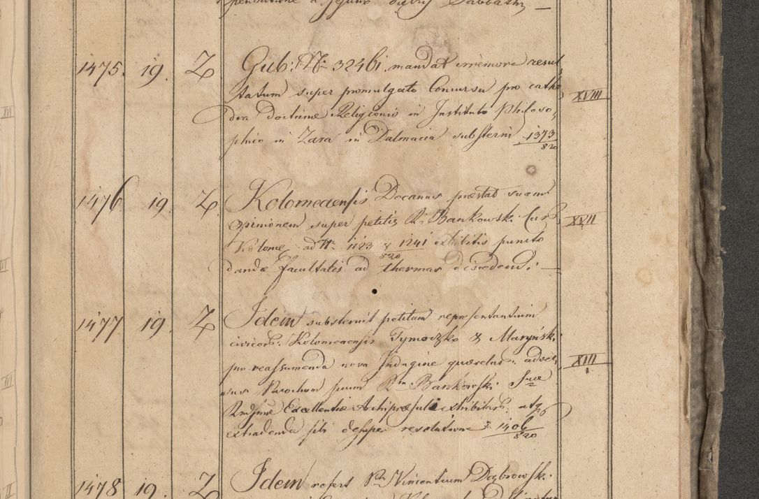 Zdjęcie nr 202 dla obiektu archiwalnego: Protocollon exhibitorum consistorii metropolitani Leopoliensis ex anno 1819