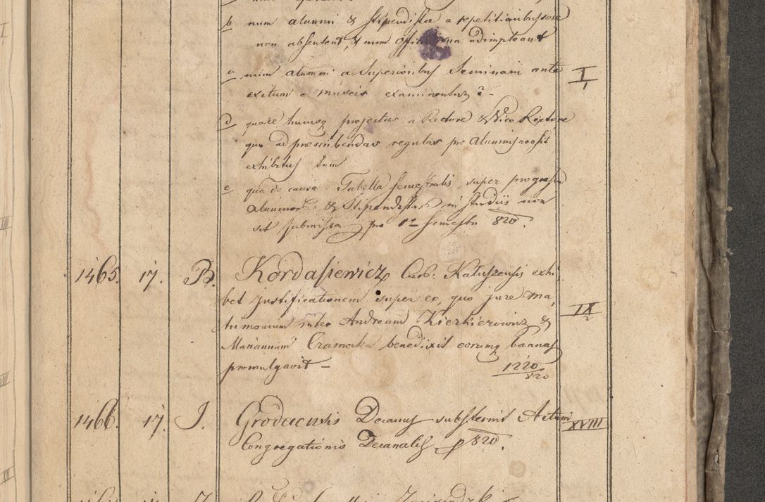 Zdjęcie nr 208 dla obiektu archiwalnego: Protocollon exhibitorum consistorii metropolitani Leopoliensis ex anno 1819