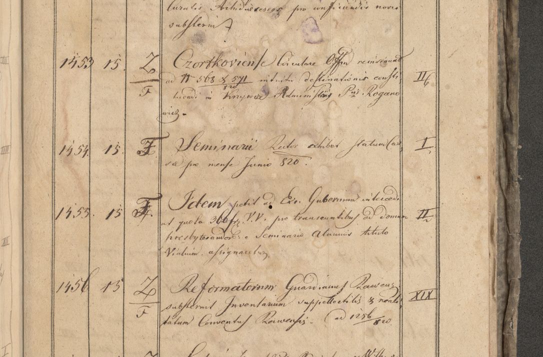 Zdjęcie nr 210 dla obiektu archiwalnego: Protocollon exhibitorum consistorii metropolitani Leopoliensis ex anno 1819