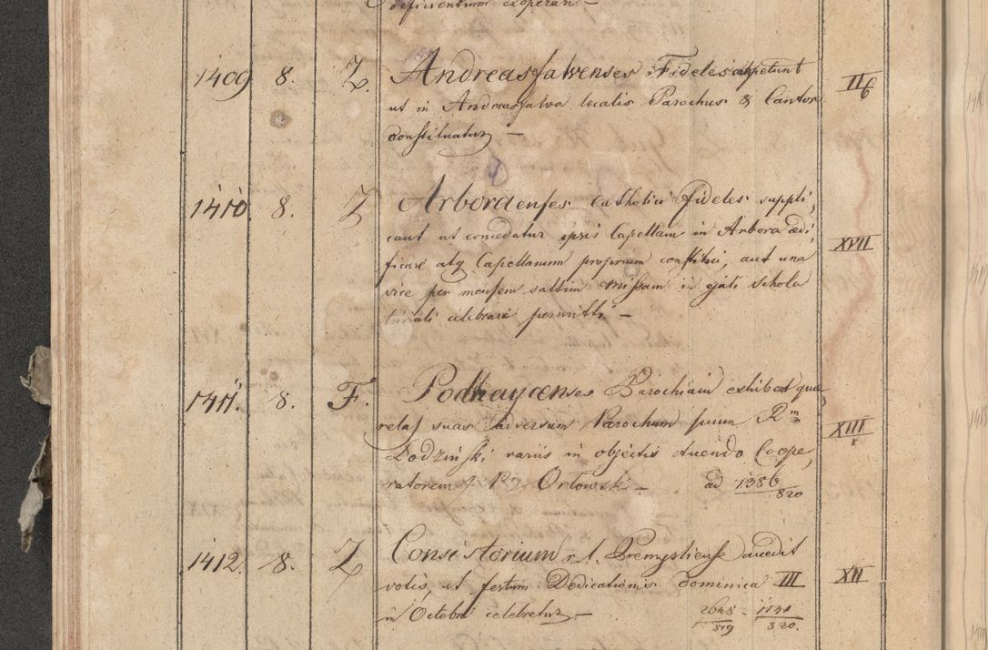 Zdjęcie nr 212 dla obiektu archiwalnego: Protocollon exhibitorum consistorii metropolitani Leopoliensis ex anno 1819
