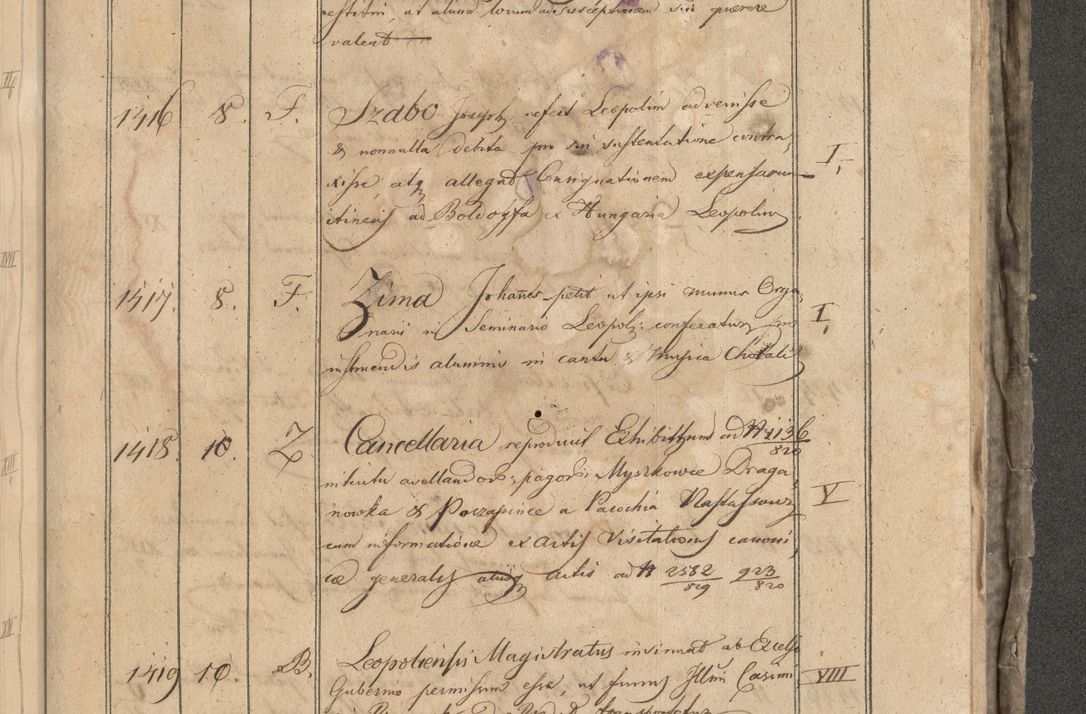 Zdjęcie nr 214 dla obiektu archiwalnego: Protocollon exhibitorum consistorii metropolitani Leopoliensis ex anno 1819