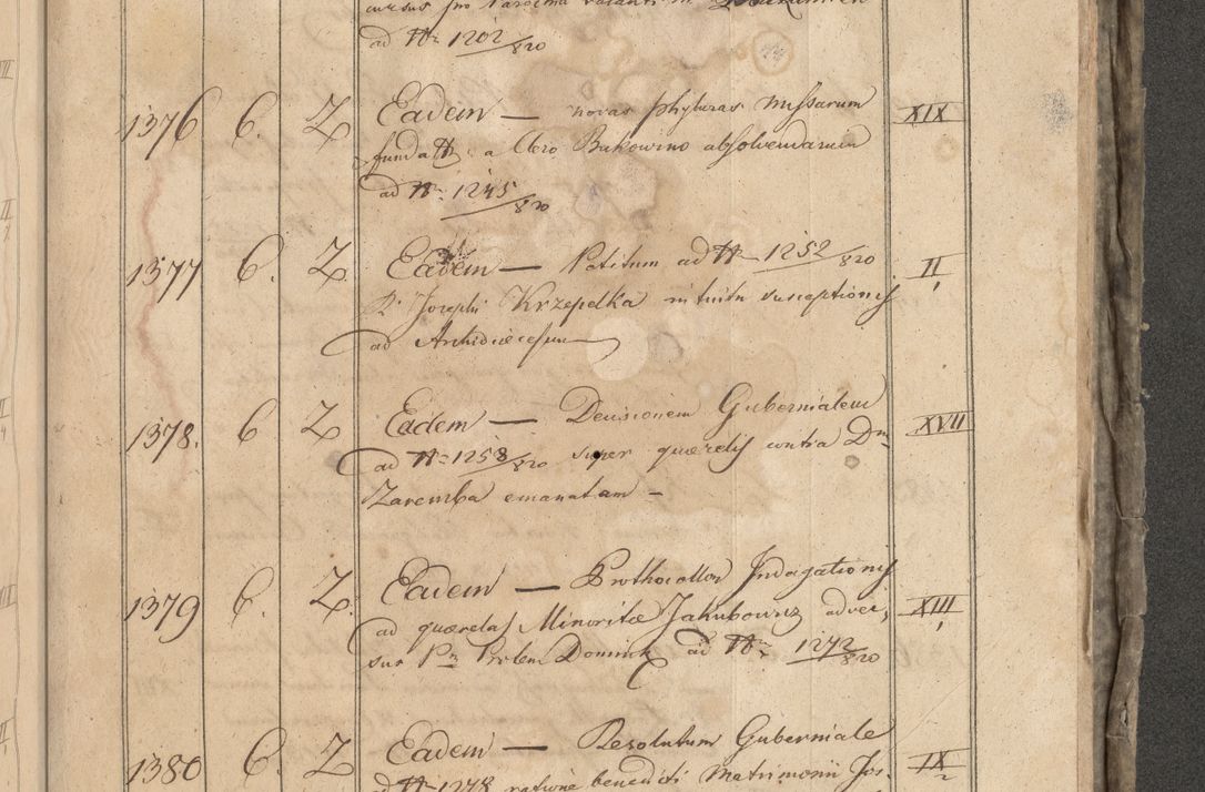 Zdjęcie nr 219 dla obiektu archiwalnego: Protocollon exhibitorum consistorii metropolitani Leopoliensis ex anno 1819