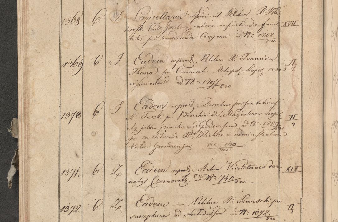 Zdjęcie nr 221 dla obiektu archiwalnego: Protocollon exhibitorum consistorii metropolitani Leopoliensis ex anno 1819