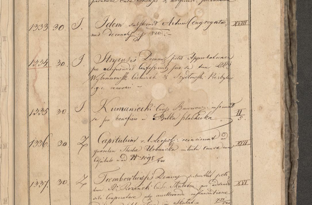 Zdjęcie nr 229 dla obiektu archiwalnego: Protocollon exhibitorum consistorii metropolitani Leopoliensis ex anno 1819