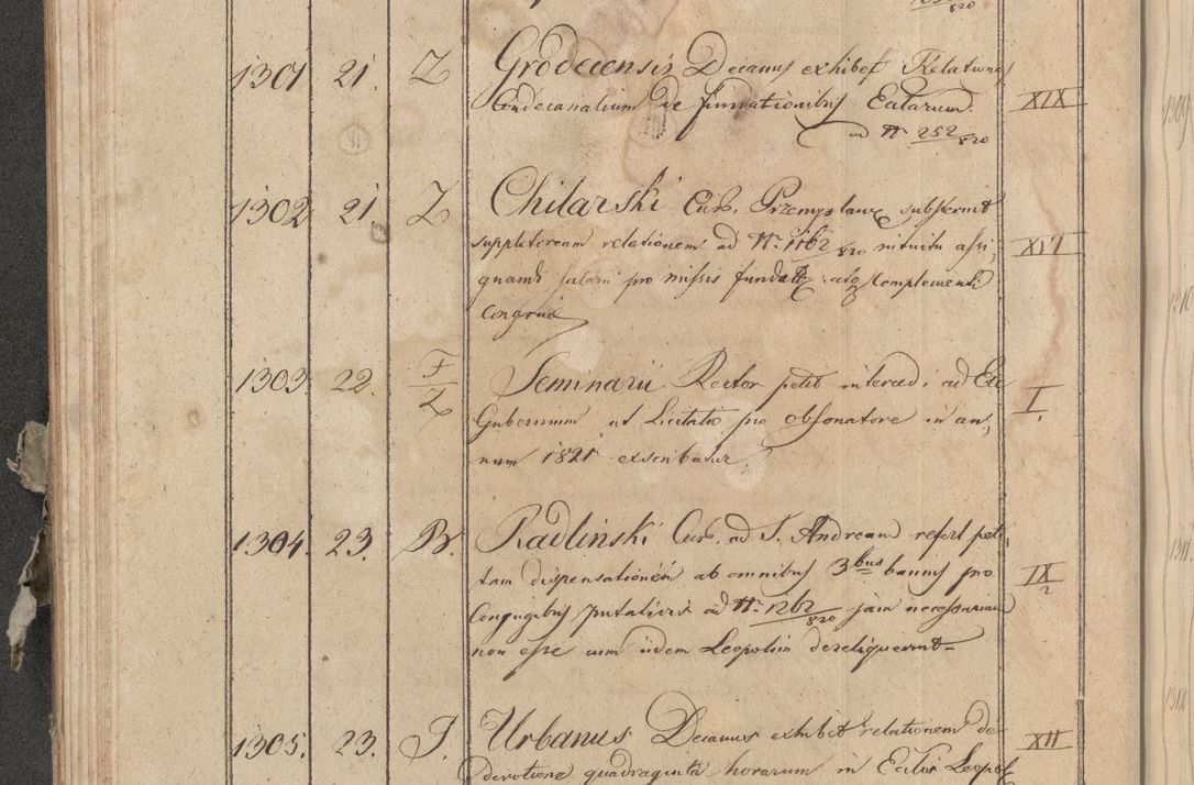 Zdjęcie nr 231 dla obiektu archiwalnego: Protocollon exhibitorum consistorii metropolitani Leopoliensis ex anno 1819
