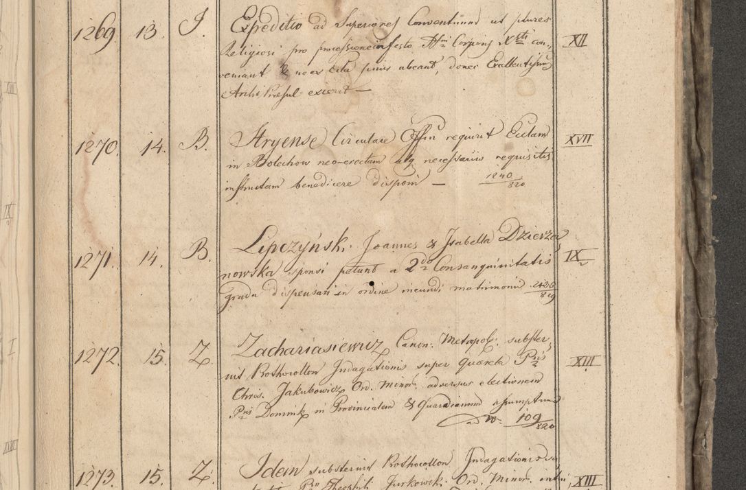 Zdjęcie nr 236 dla obiektu archiwalnego: Protocollon exhibitorum consistorii metropolitani Leopoliensis ex anno 1819