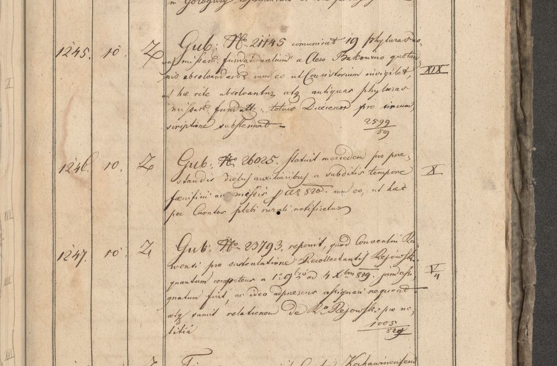 Zdjęcie nr 238 dla obiektu archiwalnego: Protocollon exhibitorum consistorii metropolitani Leopoliensis ex anno 1819