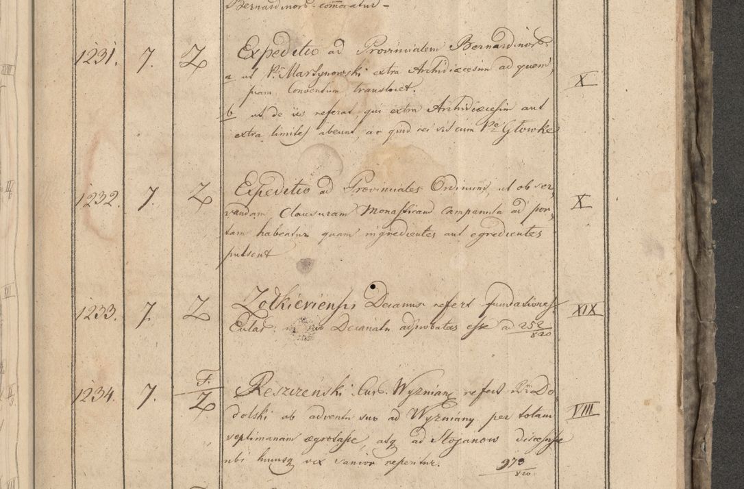 Zdjęcie nr 242 dla obiektu archiwalnego: Protocollon exhibitorum consistorii metropolitani Leopoliensis ex anno 1819