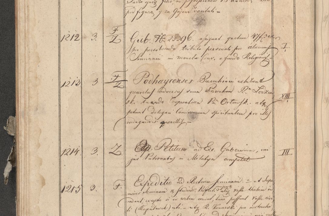 Zdjęcie nr 244 dla obiektu archiwalnego: Protocollon exhibitorum consistorii metropolitani Leopoliensis ex anno 1819