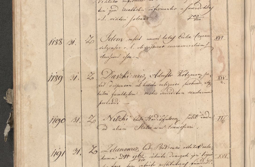 Zdjęcie nr 252 dla obiektu archiwalnego: Protocollon exhibitorum consistorii metropolitani Leopoliensis ex anno 1819