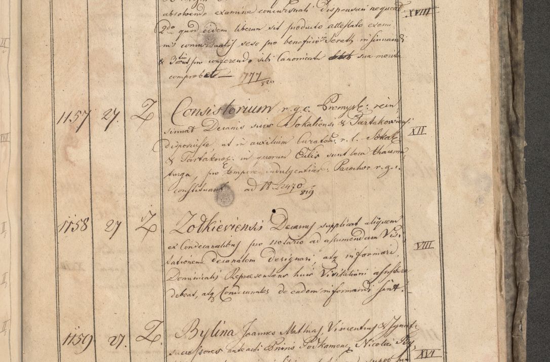 Zdjęcie nr 256 dla obiektu archiwalnego: Protocollon exhibitorum consistorii metropolitani Leopoliensis ex anno 1819