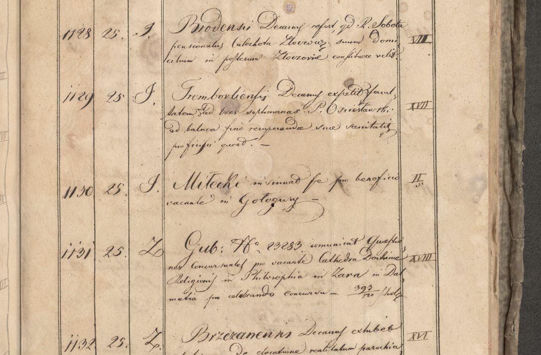 Zdjęcie nr 255 dla obiektu archiwalnego: Protocollon exhibitorum consistorii metropolitani Leopoliensis ex anno 1819