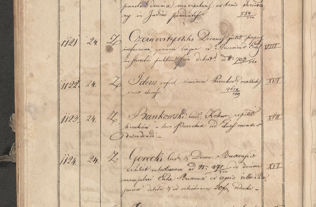 Zdjęcie nr 259 dla obiektu archiwalnego: Protocollon exhibitorum consistorii metropolitani Leopoliensis ex anno 1819