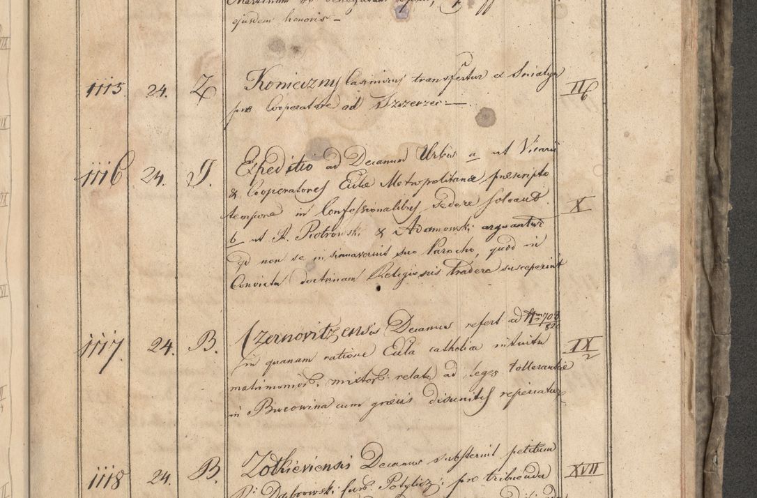 Zdjęcie nr 260 dla obiektu archiwalnego: Protocollon exhibitorum consistorii metropolitani Leopoliensis ex anno 1819