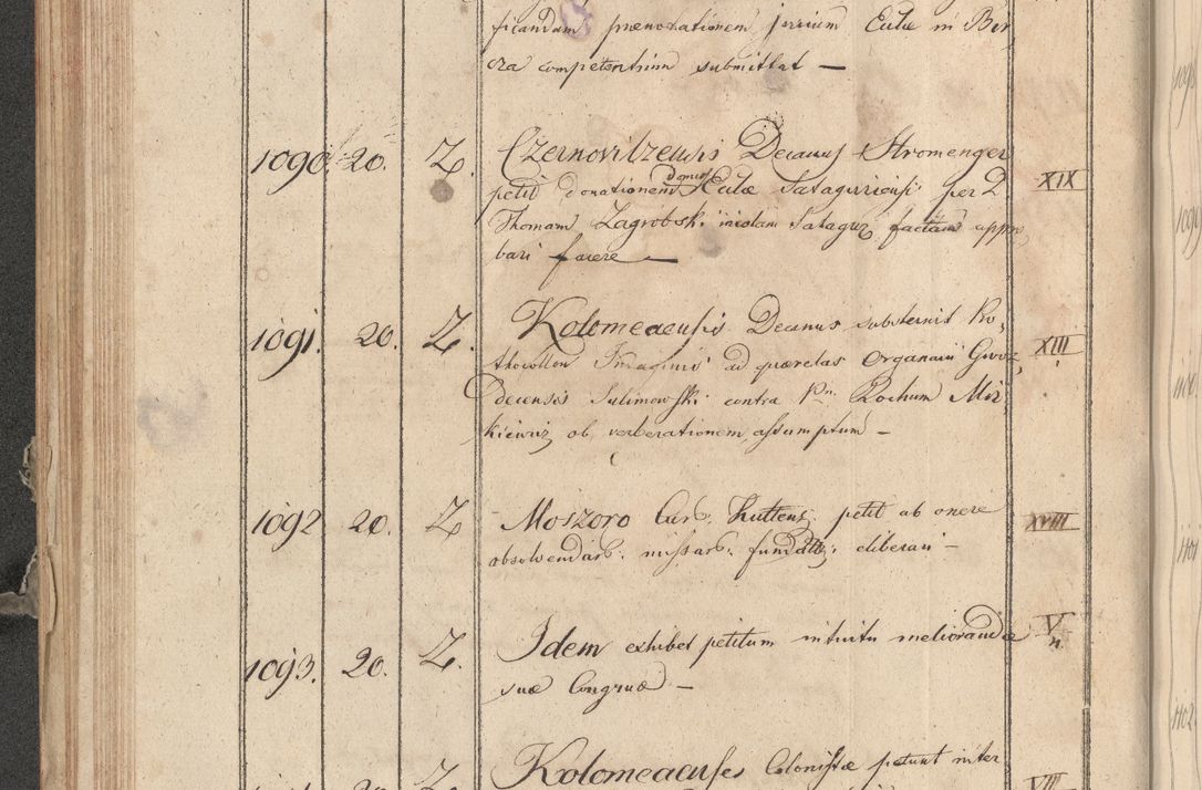 Zdjęcie nr 261 dla obiektu archiwalnego: Protocollon exhibitorum consistorii metropolitani Leopoliensis ex anno 1819