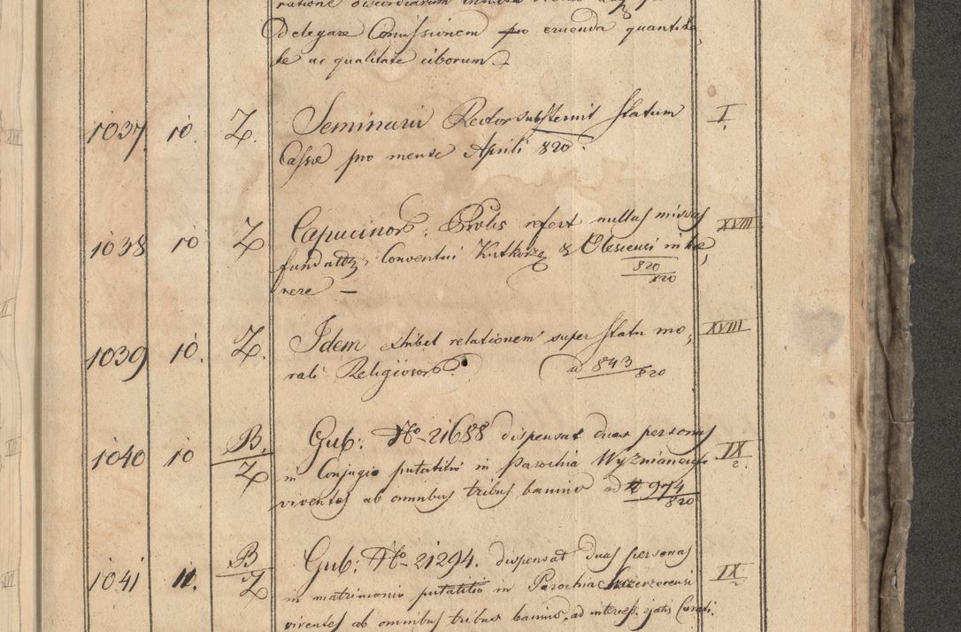 Zdjęcie nr 268 dla obiektu archiwalnego: Protocollon exhibitorum consistorii metropolitani Leopoliensis ex anno 1819
