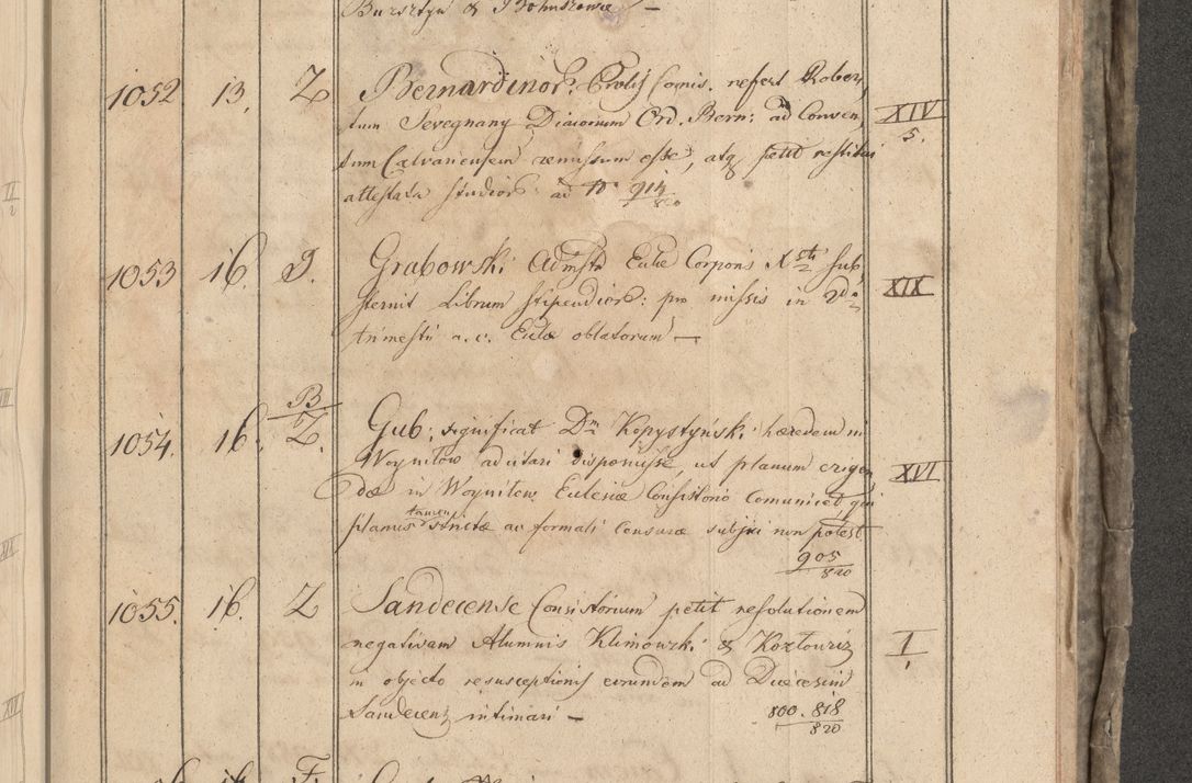 Zdjęcie nr 269 dla obiektu archiwalnego: Protocollon exhibitorum consistorii metropolitani Leopoliensis ex anno 1819