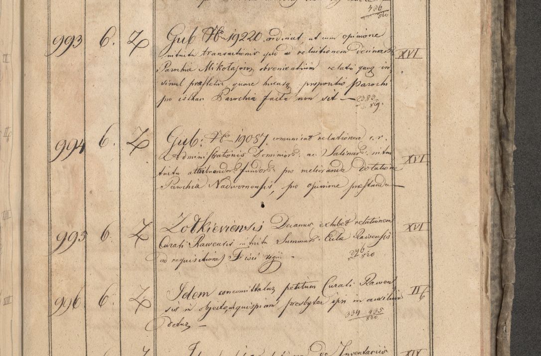 Zdjęcie nr 276 dla obiektu archiwalnego: Protocollon exhibitorum consistorii metropolitani Leopoliensis ex anno 1819