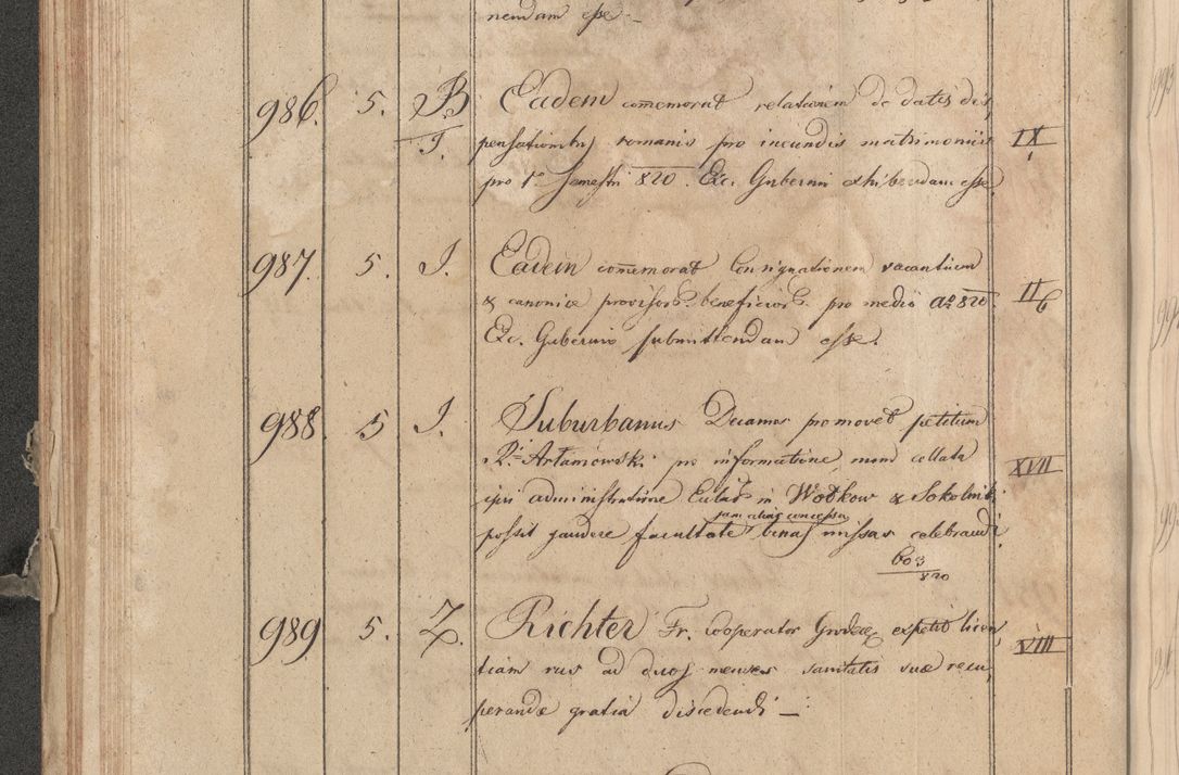 Zdjęcie nr 278 dla obiektu archiwalnego: Protocollon exhibitorum consistorii metropolitani Leopoliensis ex anno 1819