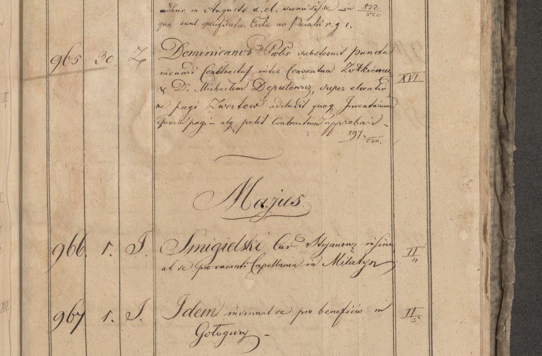 Zdjęcie nr 282 dla obiektu archiwalnego: Protocollon exhibitorum consistorii metropolitani Leopoliensis ex anno 1819