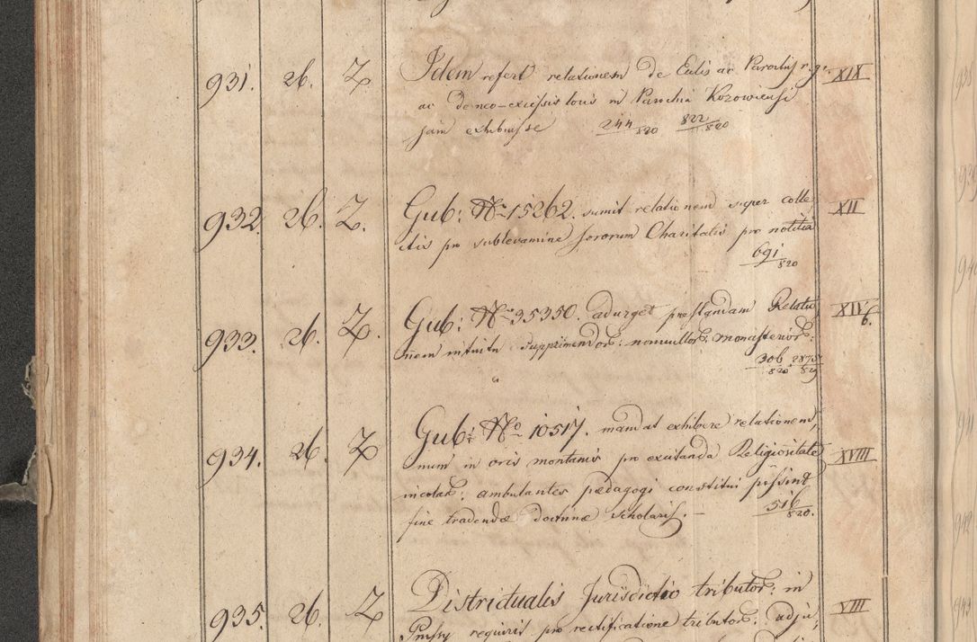 Zdjęcie nr 283 dla obiektu archiwalnego: Protocollon exhibitorum consistorii metropolitani Leopoliensis ex anno 1819