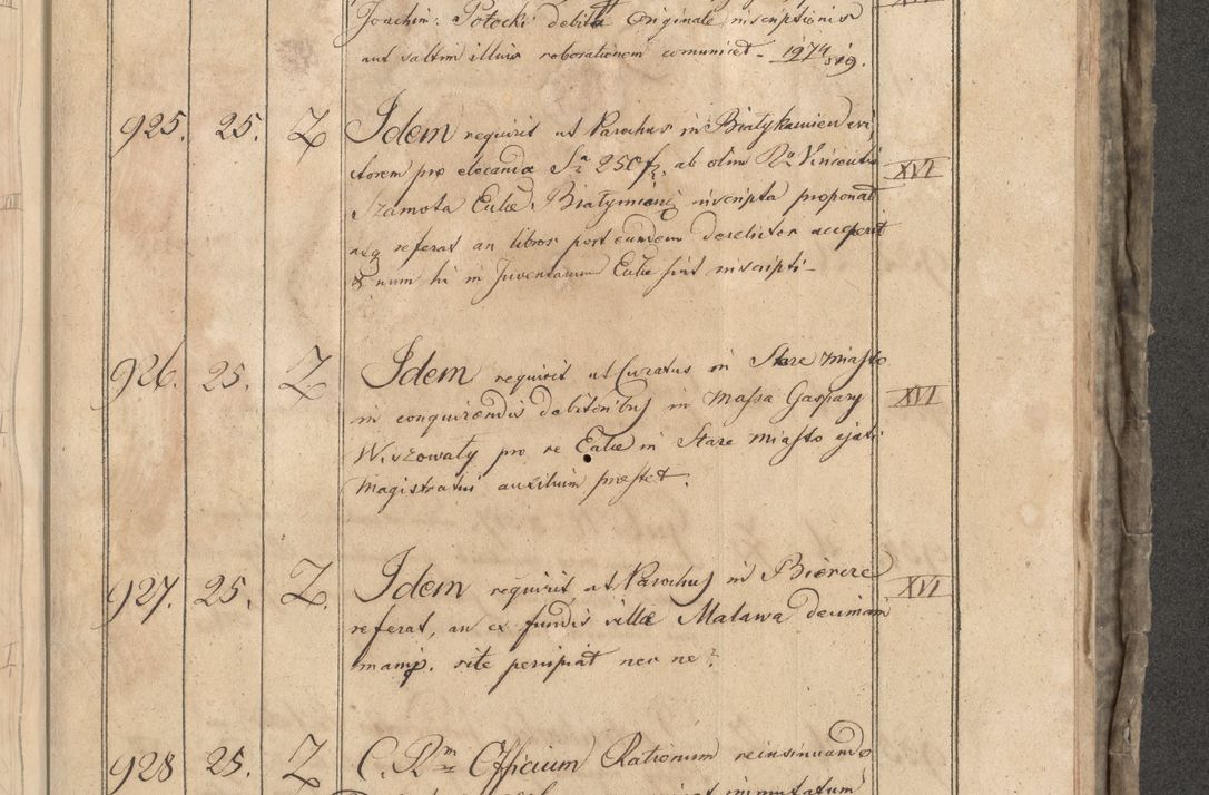 Zdjęcie nr 287 dla obiektu archiwalnego: Protocollon exhibitorum consistorii metropolitani Leopoliensis ex anno 1819