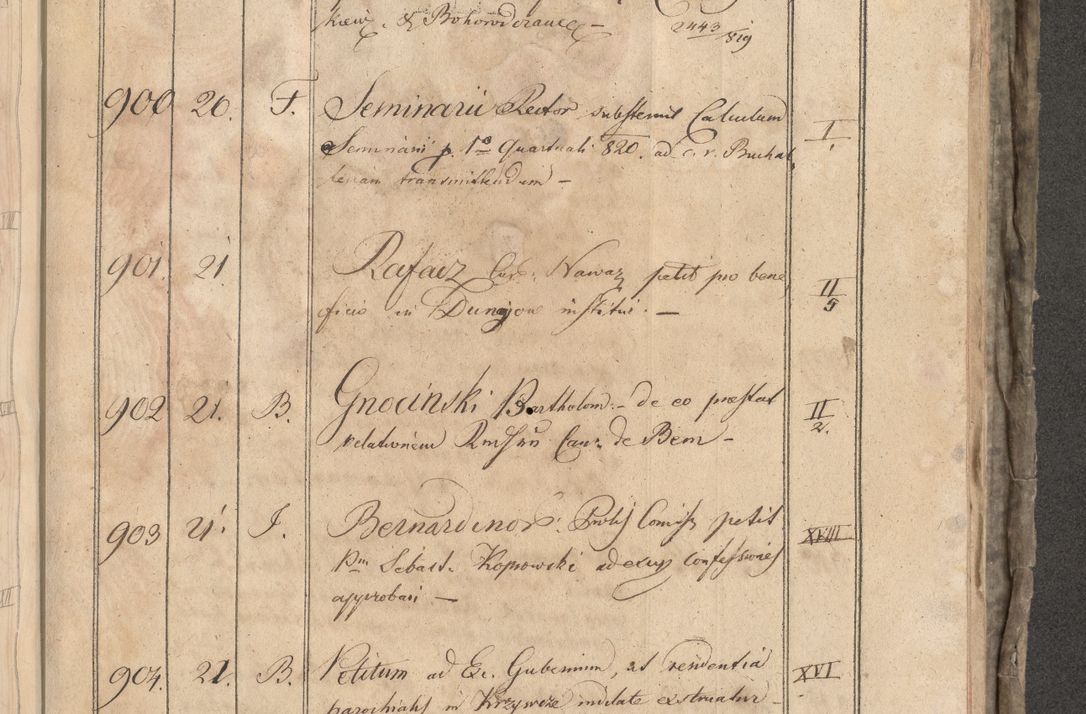 Zdjęcie nr 291 dla obiektu archiwalnego: Protocollon exhibitorum consistorii metropolitani Leopoliensis ex anno 1819