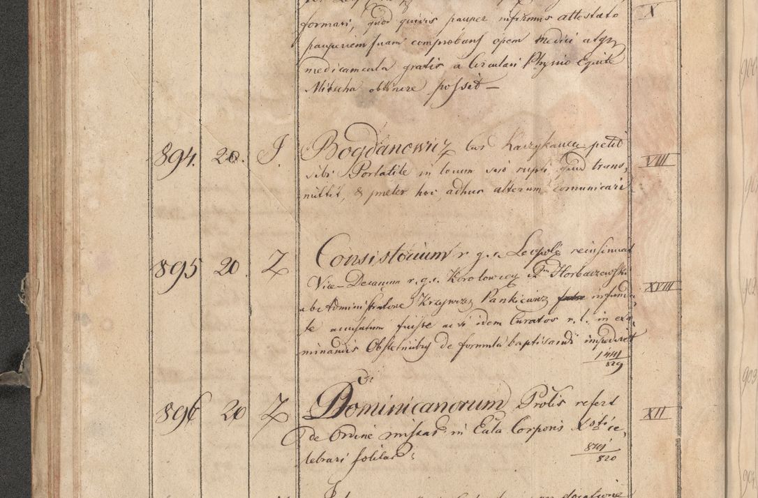 Zdjęcie nr 293 dla obiektu archiwalnego: Protocollon exhibitorum consistorii metropolitani Leopoliensis ex anno 1819