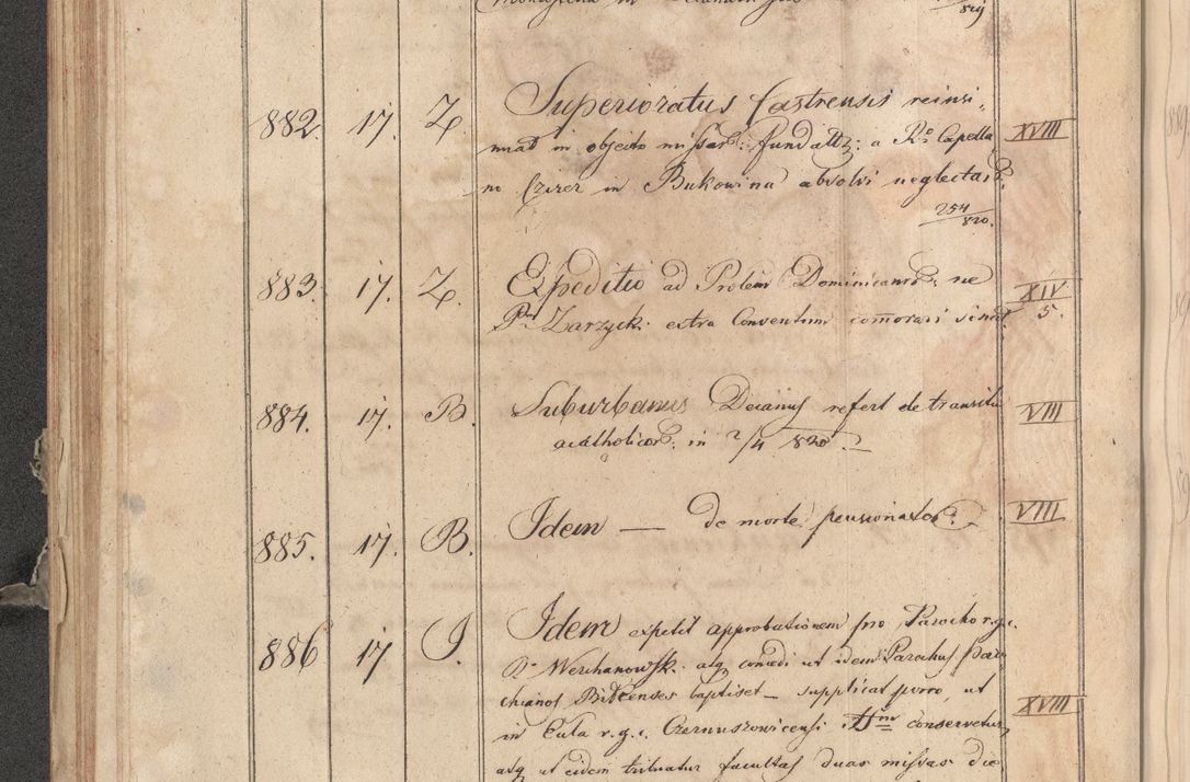 Zdjęcie nr 295 dla obiektu archiwalnego: Protocollon exhibitorum consistorii metropolitani Leopoliensis ex anno 1819
