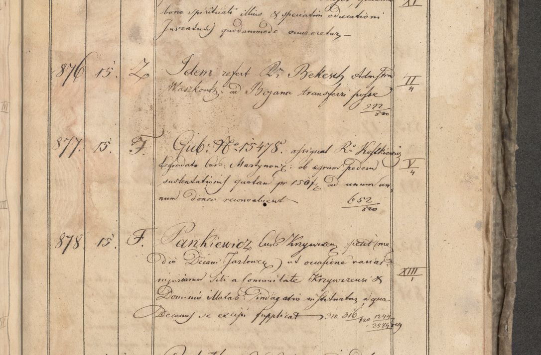 Zdjęcie nr 294 dla obiektu archiwalnego: Protocollon exhibitorum consistorii metropolitani Leopoliensis ex anno 1819