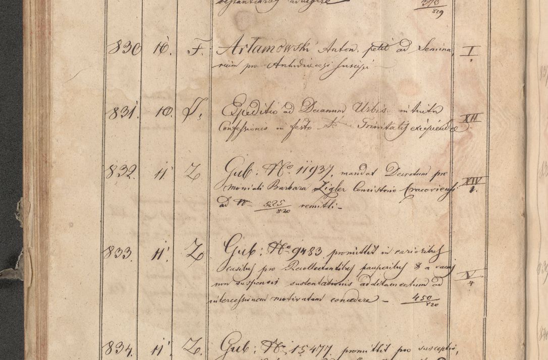 Zdjęcie nr 299 dla obiektu archiwalnego: Protocollon exhibitorum consistorii metropolitani Leopoliensis ex anno 1819