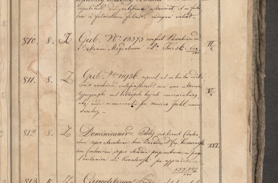 Zdjęcie nr 300 dla obiektu archiwalnego: Protocollon exhibitorum consistorii metropolitani Leopoliensis ex anno 1819