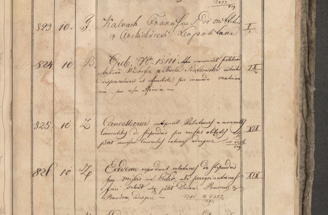 Zdjęcie nr 302 dla obiektu archiwalnego: Protocollon exhibitorum consistorii metropolitani Leopoliensis ex anno 1819