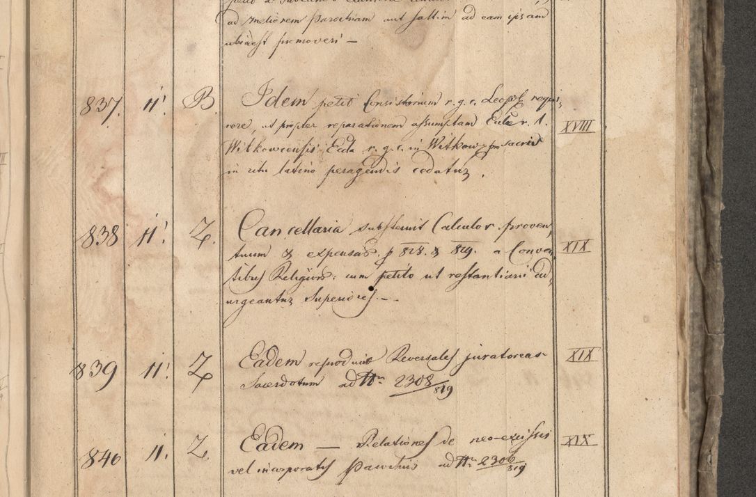 Zdjęcie nr 303 dla obiektu archiwalnego: Protocollon exhibitorum consistorii metropolitani Leopoliensis ex anno 1819