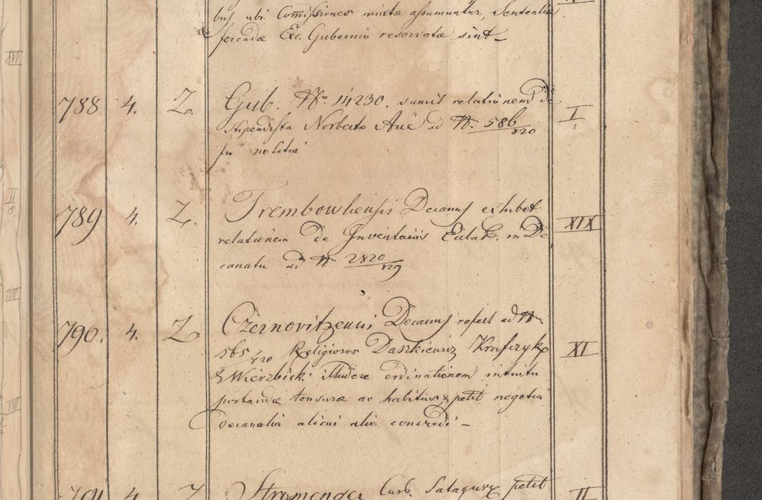 Zdjęcie nr 307 dla obiektu archiwalnego: Protocollon exhibitorum consistorii metropolitani Leopoliensis ex anno 1819