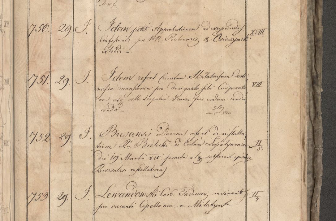 Zdjęcie nr 314 dla obiektu archiwalnego: Protocollon exhibitorum consistorii metropolitani Leopoliensis ex anno 1819