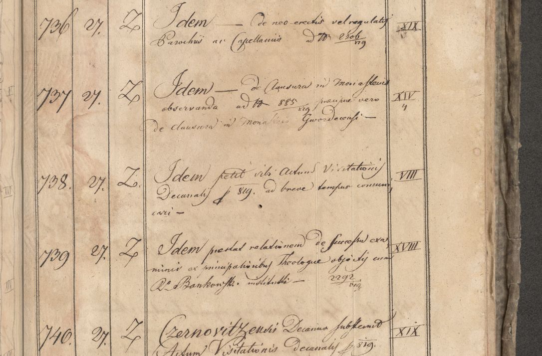 Zdjęcie nr 316 dla obiektu archiwalnego: Protocollon exhibitorum consistorii metropolitani Leopoliensis ex anno 1819