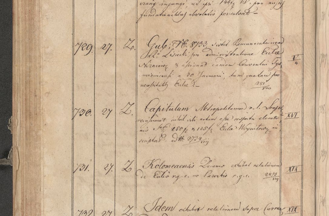 Zdjęcie nr 320 dla obiektu archiwalnego: Protocollon exhibitorum consistorii metropolitani Leopoliensis ex anno 1819