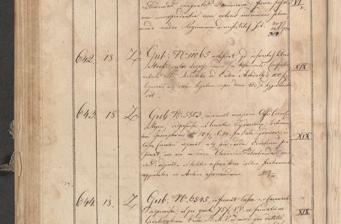 Zdjęcie nr 336 dla obiektu archiwalnego: Protocollon exhibitorum consistorii metropolitani Leopoliensis ex anno 1819