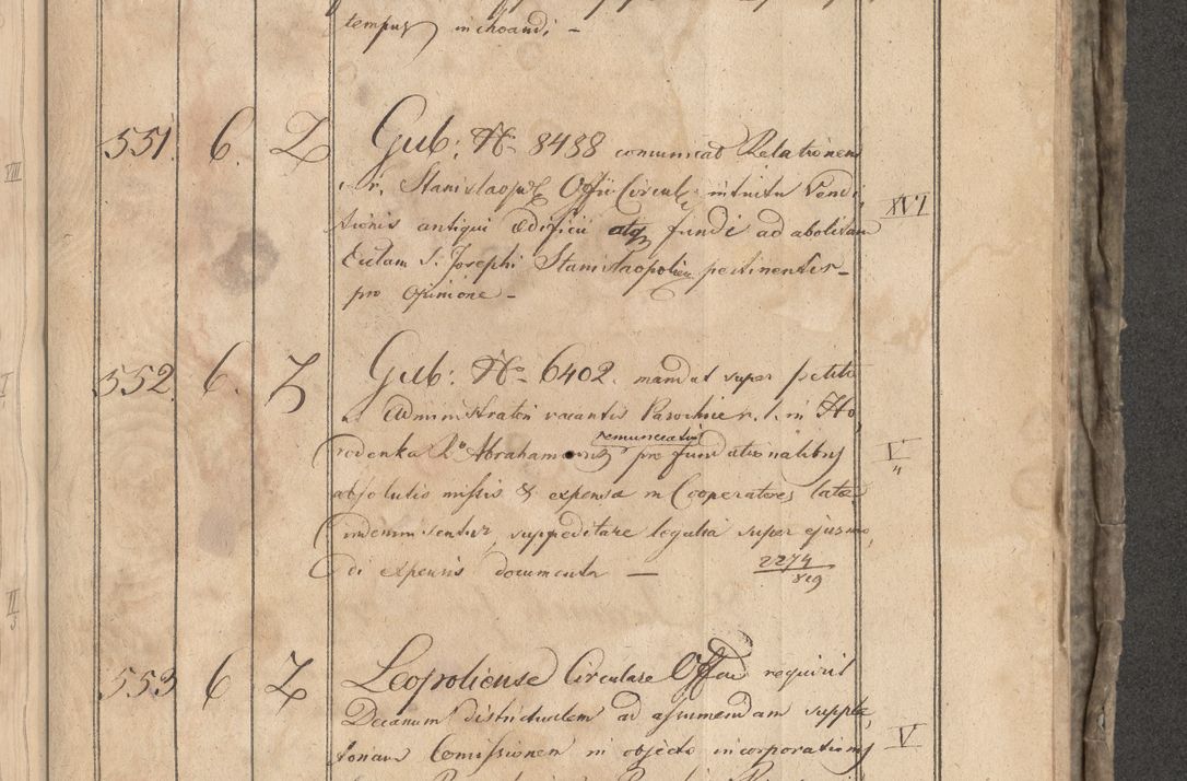 Zdjęcie nr 344 dla obiektu archiwalnego: Protocollon exhibitorum consistorii metropolitani Leopoliensis ex anno 1819