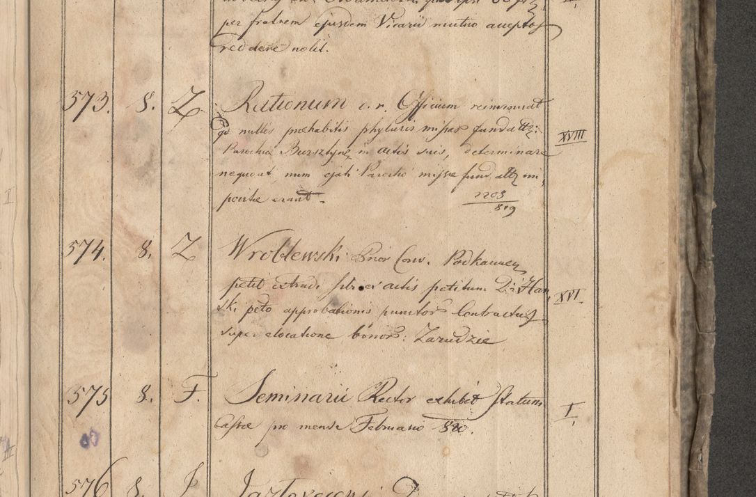 Zdjęcie nr 346 dla obiektu archiwalnego: Protocollon exhibitorum consistorii metropolitani Leopoliensis ex anno 1819