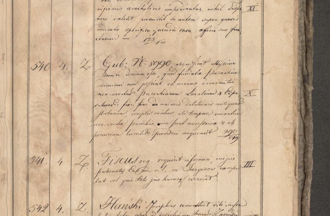 Zdjęcie nr 351 dla obiektu archiwalnego: Protocollon exhibitorum consistorii metropolitani Leopoliensis ex anno 1819