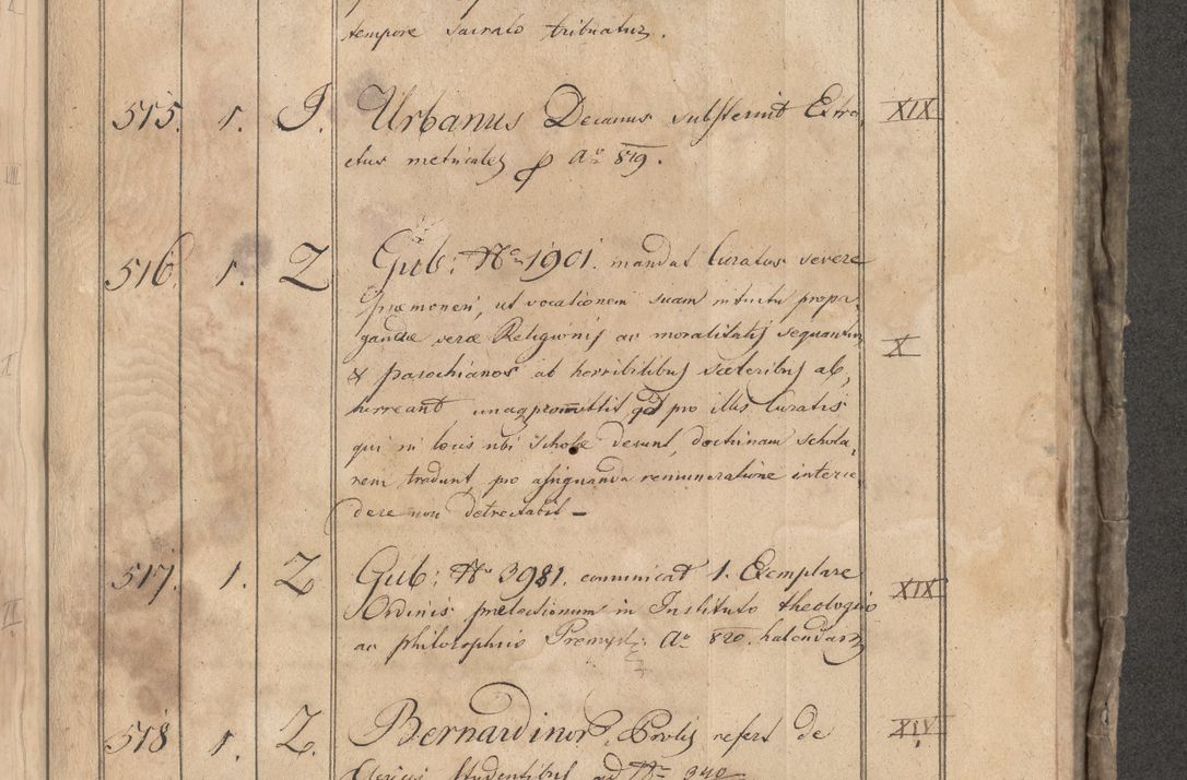 Zdjęcie nr 352 dla obiektu archiwalnego: Protocollon exhibitorum consistorii metropolitani Leopoliensis ex anno 1819